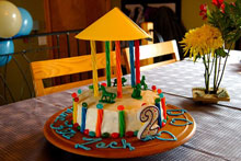 merry-go-round cake